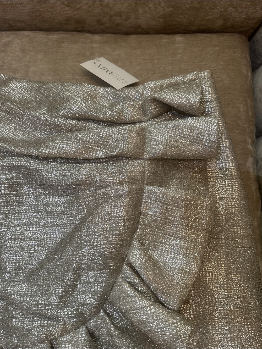 New with tags! Jonathan Simkhai silver ruffled skirt size 6 - Picture 2 of 8